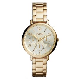 Correa de reloj Fossil ES3667 Acero inoxidable Chapado en oro 14mm